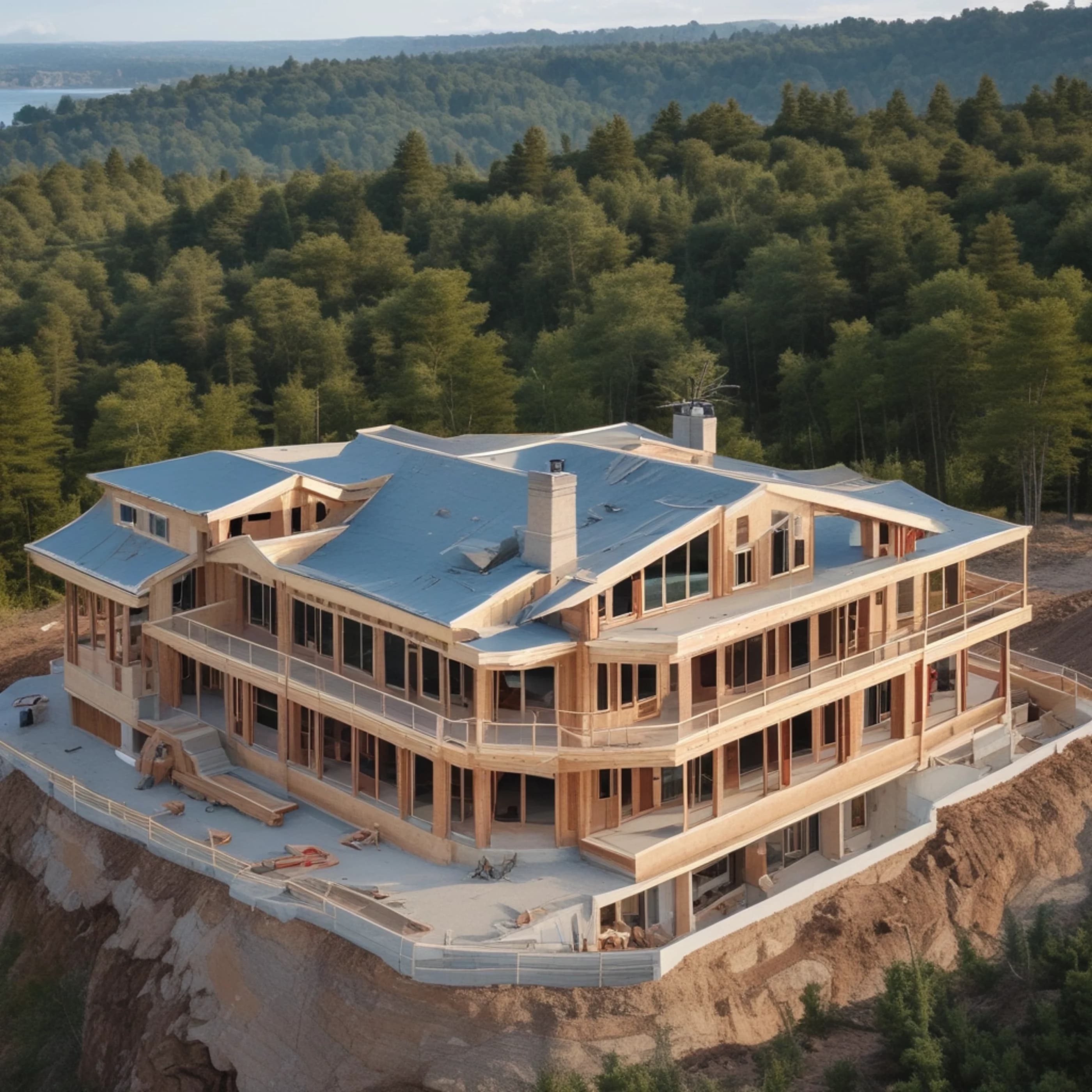 Luxury home construction